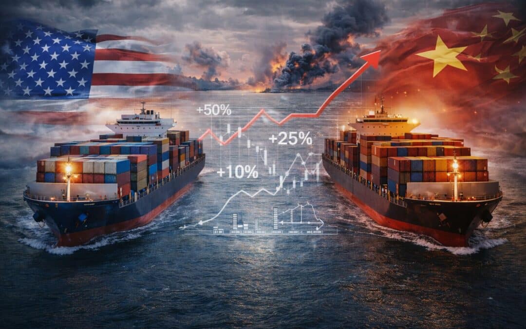 Wpływ globalnych czynników politycznych i ochronnych na fracht morski w 2026 – jak wojny handlowe i taryfy kształtują koszty transportu
